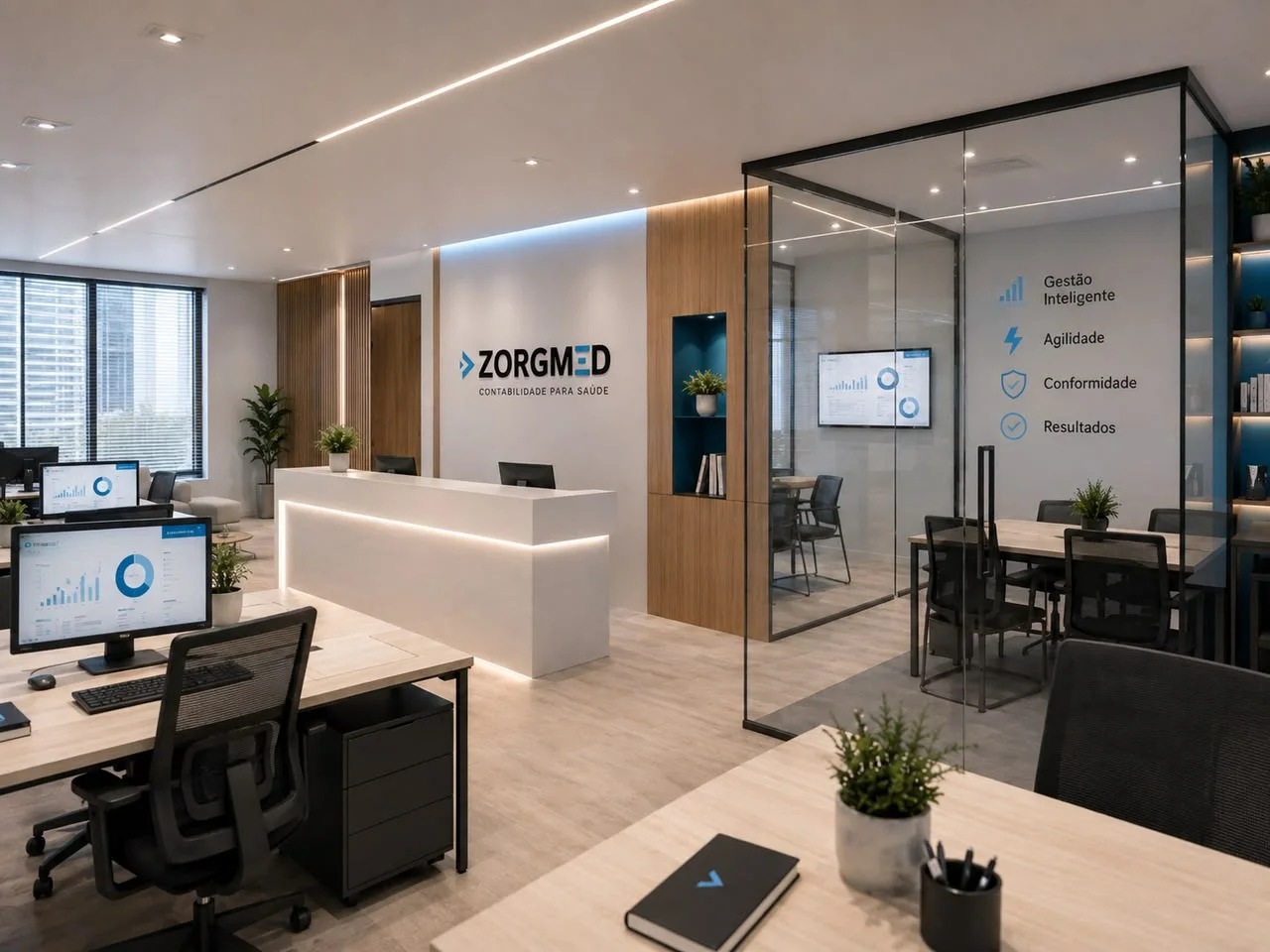 Ambiente de atendimento e operação da Zorgmed